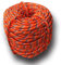 DESERT & FOX Outdoor Notfallseil, Camping Seil, Kletterseil, Durchmesser 9 mm, 10 m/20 m/30 m/50 m, verschleißfest, hohe Festigkeit, Wanderzubehör, Unisex, Orange, 30m/98.4ft