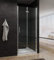 YAKE Duschtür faltbar 80 x 195 cm Nischentür dusche Duschabtrennung Falttür aus 6mm ESG Sicherheitsglas mit Nanobeschichtung Badezimmer Nischenfalttür Drehfalttür Verstellbereich 80-83,5 cm