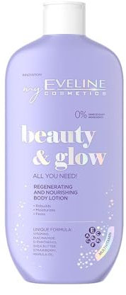 Eveline Cosmetics Beauty & Glow Regenerierender Nährender Körperbalsam - Vitaminreiche Formel für Erneuerte, Geschmeidige Haut - 250 ml