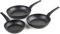 Salter BW08664 Marmor Gold Bratpfannen-Set, 3-teiliges Antihaft pfanneset, 20, 24 & 28cm pfanne, Induktionsherd & spülmaschinenfest, 100% PFOA-frei, Soft Touch-Griffe, Spülmaschinenfest, Schwarz