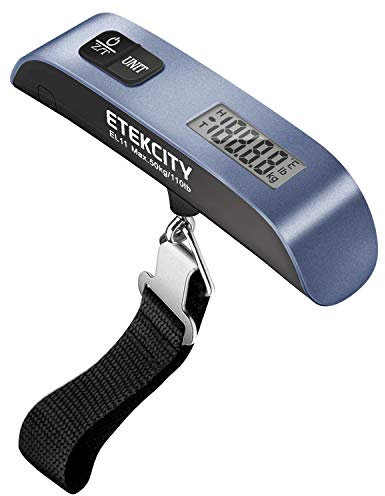 Etekcity Luggage Scale, Digital Portable Handheld Suitcase Weight for Travel, Blue, 1 Pack, 1 Pack