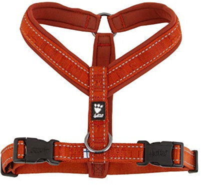 Hurtta Casual Padded Dog Y-Harness, Comfortable Everyday Harness, Cinnamon, 70cm