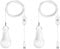 USB LED Lampe Birne 7W Warmweiß dimmbare 2er Pack,Kabel ist im Lieferumfang Schalter,für Camping, Wandern, Angeln, Wandern, Notlicht und andere Outdoor-Aktivitäten (Warmweiß-2700K)
