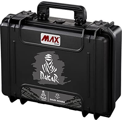 MAX - MAX430S-DKR luftdichter Koffer Serie Dakar, schwarz, 426 x 290 x 159 mm