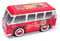 Camper Van with Wheels Shortbread Biscuit Tin 300g - Assorted Shortbread Finger Biscuits Gift Tin Set For All Occasions- Valentine, Christmas, Birthday, Mother's and Father's Day