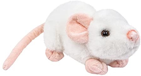 Teddys Rothenburg Plüschtier Ratte 21 cm stehend weiß