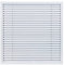 Liveinu Griglia Di Ventilazionegriglia D'Aria Rettangolare Per Porte Degli Armadi Scarpiere E Griglia D'Aria In Alluminio Aiuta I Tuoi Mobili A Ventilare, Griglia Di Scarico 40x40cm Bianco