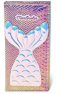 Martinelia Palette Fard À Paupière Enfant Sirène - Palette Maquillage 52 Fards à Paupières + 8 Brillants à Lèvres + 6 Bronzeurs & Blush + Pinceaux - Sans Produits Nocifs - Maquillage pour Enfant