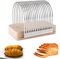 Hasselback Potato Slicer, Potato Slicing Tool Vegetable Cutter, Fixed Stainless Steel Food Slicer, Tomato Onion Meat Slicer Anti-Cutting Hand Steel Knife Kitchen