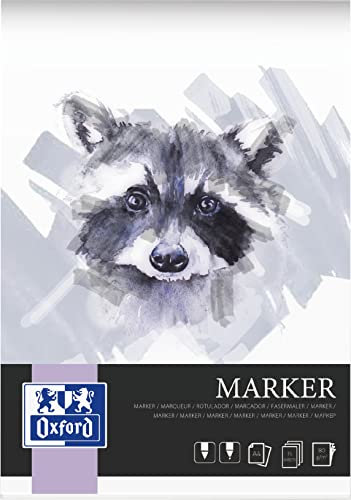 Oxford Marker Block A4, 15 Blatt, 180g, verkürzt