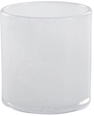 Jotex BOSS Windlicht/Teelichthalter, Weiß, 12 cm