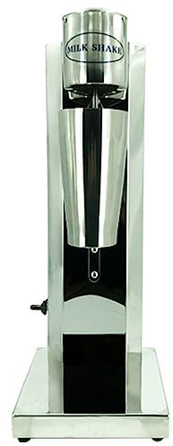 PAHION Electric Milkshake Machine 2 Speed Stainless Steel Blender Maker Milk Shake Mixer Machine Automatic Drink Mixer with Mixing Cup Milk Shaker Mixer Milkshake Maker Machine 18000 RPM 180W