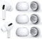 Ersatz-Ohrstöpsel für Airpods Pro und AirPods Pro 2nd Generation mit Loch zur Geräuschreduzierung,Silikon Ohrpolster Kompatibel mit Airpods Pro2 Ohrhörer passend für die Ladehülle-xs
