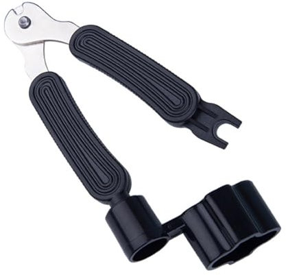 OSUWLSI Enrouleurs de Corde pour Guitare 3 en 1 Outil de Guitare, Pince Coupante, Coupe-Corde et Extracteur e Broches de Pont, Manivelle pour Guitare, Outil de Réparation de Guitare Multifonctionnel
