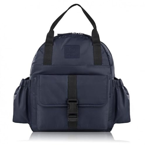 PP PAOLO PERUZZI Collection Rucksack Damen Sport Reise Flugzeug Wasserdicht T-84-DB, navy pers, Einheitsgröße