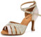 SWDZM Scarpe da Ballo Latino Donna Strass Salsa Bachata Prestazioni Professionale,Roze,Hakhoogte 5cm,Suède zool,EU 43