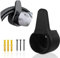 AOHEWEI Support de chargeur EV solide de type 2 avec support de câble de charge, support mural de type 2, organisateur mural pour voiture électrique avec prises IEC 51296-2, kit de montage inclus
