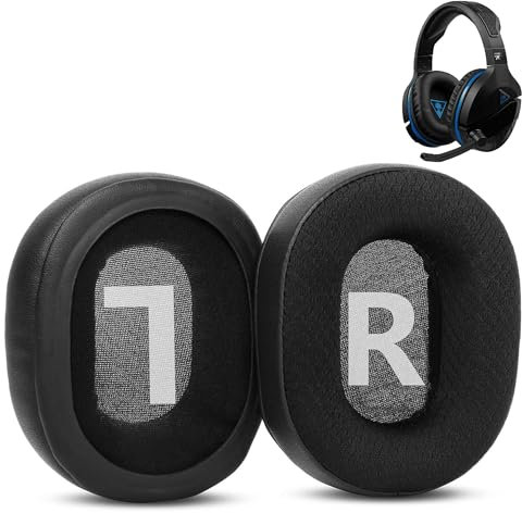 XRHTONG Breathable Earpads Replacement Compatible with Turtle Beach Stealth 700 600 Xbox PS4 Headsets Ear pads Cushion(Breathable Fabric/High Density Foam)