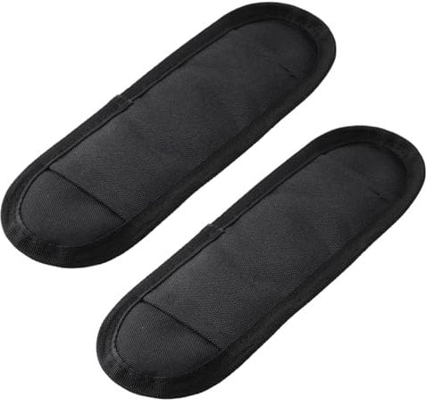 2pcs Shoulder Strap Pad, Oxford Cloth Pearl Cotton Black Shoulder Pad for Bag Strap Waterproof Shoulder Strap Cushion for Backpack Bag Strap Replacement