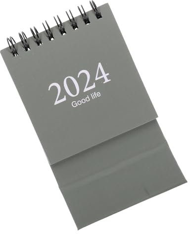 Veemoon Mini Tischkalender 2024 – Kompakter Monatskalender Für Das Büro Und Homeoffice - Ideal Für Schnelle Planung Und Übersicht - 3 Monate Im Voraus Perfekt Für Den Schreibtisch