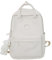 GSenhui Kawaii-Rucksack mit Weißer Bär Anhänge für Teenager Mädchen Kinder Schulranzen Aesthetic-Backpack School Bag Kinderrucksäcke Laptop Schulrucksack