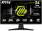 MSI MAG 242F Monitor Gaming da 24 - FHD (1920x1080), Rapid IPS, 200Hz, 0.5ms, HDR Ready, AMD FreeSync Premium, Eye Care, HDMI 2.0b, DP 1.2a, Senza Cornice, Inclinabile, Montaggio VESA - Nero