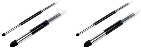 Tuesoa 4 Pièces Ensemble de Stylo Éponge de Mélange de Croquis Stylo D'Essuyage à Double Tête Outil de Pinceau Mélangeur de Détail D'Ombre de Surbrillance