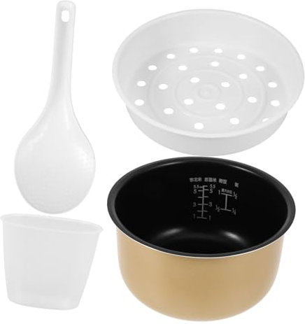 Garneck Rice Cooker Inner Pot Replacement Electric Cooker Liner Pot for Household Use Capacity Non Stick Design