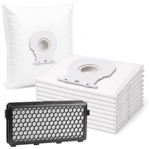 PRIMEBAG 20 Staubsaugerbeutel HEPA Filter passend für Miele GUARD M1 L1 S1 | Flansch, Staubsaugerbeutel HEPA-Filter