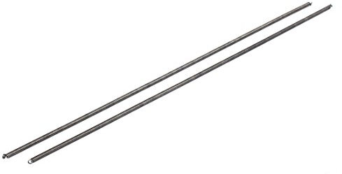 sourcing map Zugfeder 0,5mm Drahtdurchmesser,3mm Außendurchmesser, 300mm freie Länge Federstahl Kleine Doppelhaken-Zugfeder 2Stück