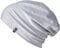 Enter the Complex® Leichte Beanie Mütze, Herren und Damen, Übergangsmütze, Sommer Beanie, Dünne Kopfbedeckung, Baumwolle (Jersey), L/XL, Hell Grau Meliert