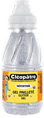 Cléopâtre - GP500-877 - Gel Pailleté - Argent - Flacon 500 ml