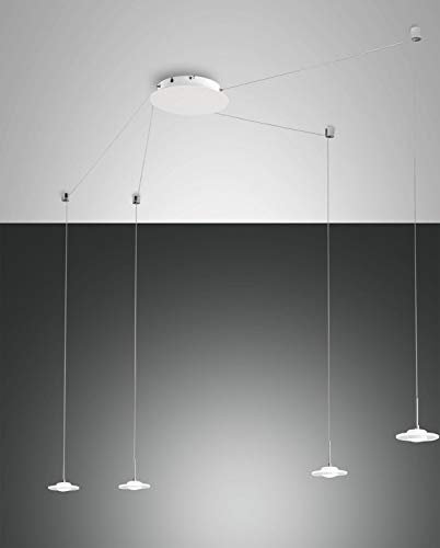 Fabas Luce 3444 – 49 – 102 Wandleuchte LED Dim Susanna 32 W 2880LM Farbe Weiß