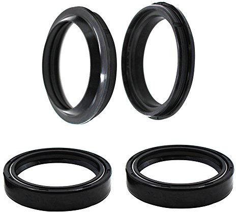 Road Passion 43x55x11mm Forcella Paraolio + Parapolvere Kit per Yamaha YZ125 1986-1988 1991-1995 /YZ250 1988 /YZ465 1981/YZ490 1982-1990/YZF-R1 2002-2008 /YZF-R6 1999-2010