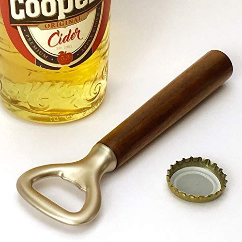 KokosnussEisen® - Premium Flaschenöffner/Kapselheber - Holzgriff Nussbaum - Made in Germany