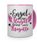 printplanet Tasse mit Namen Brigitte - Motiv Engel - Namenstasse, Kaffeebecher, Mug, Becher, Kaffeetasse - Farbe Rosa