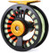 MAXIMUMCATCH Tail Fliegenrolle groß Arbor CNC bearbeitet Aluminum Teflonscheibe Legierungkörper Fliegenfischen Rolle in 5/6 7/8wt (Tail Rolle mit Schnüre, 5/6wt)