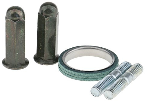 Almencla 1 x Auspuffdichtung + 2 x Schrauben für GY6 50 cc 70cc 90 cc 110cc 125 cc 150cc Roller ATVs Go Karts Moped Quad 4-Takt-Motor