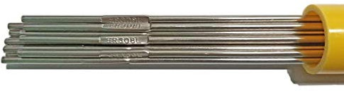 KUNWU Barres de soudage TIG en acier inoxydable ER308L 1,2 mm x 36 pouces x 4,5 kg (10, 0,045)