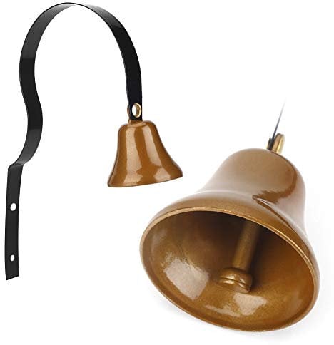 Antique Doorbell, Wall Mounted Shopkeepers Bell, Store Door Bell Remind You Customer Coming, Metal Doorbell Loud Clear Tone Anti-Theft for Your House, Dog Training Bell