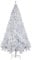 SALCAR Künstlicher Weihnachtsbaum 210 cm Weiss, Tannenbaum Künstlich mit Handschuhen und Metallständer, Christbaum als Weihnachtsdeko Innen