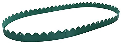 Susany 10 x Rasenkanten Gartenzaun-Design Pflanzenbeete Beeteinfassungen (jede Platte): 65 x 15 cm aus PP,Beetbegrenzung Steckzaun Rasenflächen Beim Anschließen ist kein Montagezubehör erforderlich