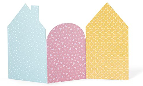 Sizzix Book by Bigz L Die House Buch von Olivia Rose, 665826, Aluminium, multicolor, One Size