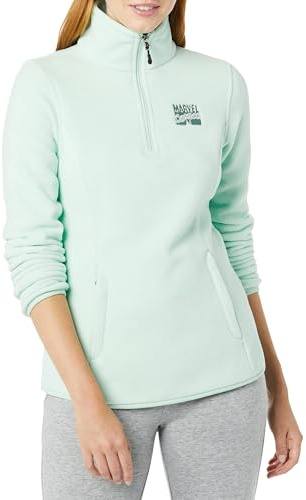 Amazon Essentials Damen Polar-Fleece-Mockjacken mit Viertelreißverschluss