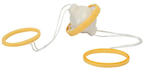 1 PC Hand Powered Golden Egg Shaker Wurf Egg Scrambler Mixer Rührei Maker Küche Kochwerkzeug kreativer Windgell Ei Rotatory Multi -Funktion Egg Scrambler Golden Egg Shaker Mixer