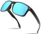 FEISEDY Polarisierte Sonnenbrille Herren Große Brillen TR90 Rahmen Eckig Sonnenbrille für Männer UV400 Schutz B2234