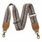 Crazy Horse Geldbörsenriemen, 5,1 cm, breiter Schultergurt, Verstellbarer Ersatz, Retro-Jacquard-Stickerei, mehrere Muster, Crossbody-Taschengurte für Handtasche, Crossbody-Taschen, Schultertaschen