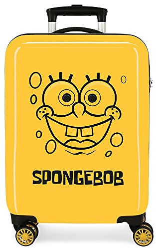 ifoofi Unisex Kinder Sponge Bob Luggage- Kids' Luggage, Gelb, 38 cm x 55 cm x 20 cm