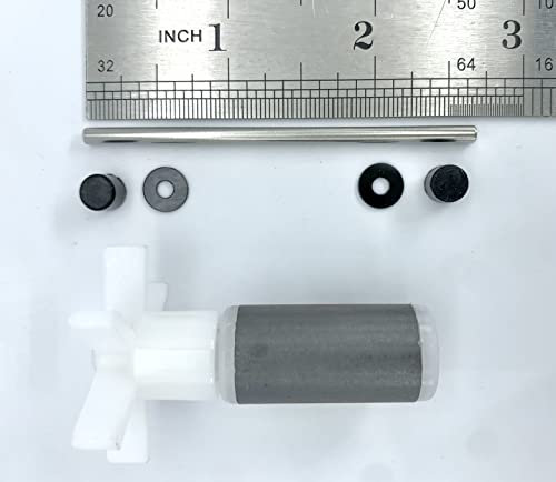 Bamkyait Whirlpool-Wasserpumpe P4071, 58113, E02 Reparatur-Set für Coleman Lay-Z-Spa mit Laufrad und Wellen