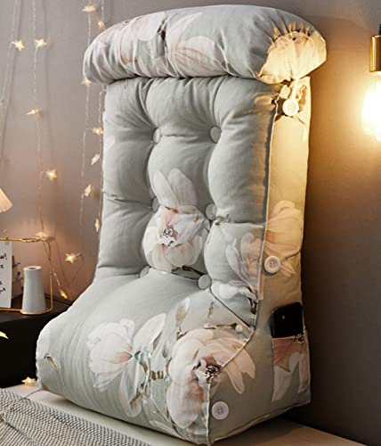 LICOIL Rückenkissen Bücherkissen,Lesekissen,Rückenkissen mit Armlehnen,Bequemes Lesekissen,Kniekissen,Venenkissen,für Bett,Sofa,Couch,Memory Foam,Lesekissen,Waschbarer Bezug